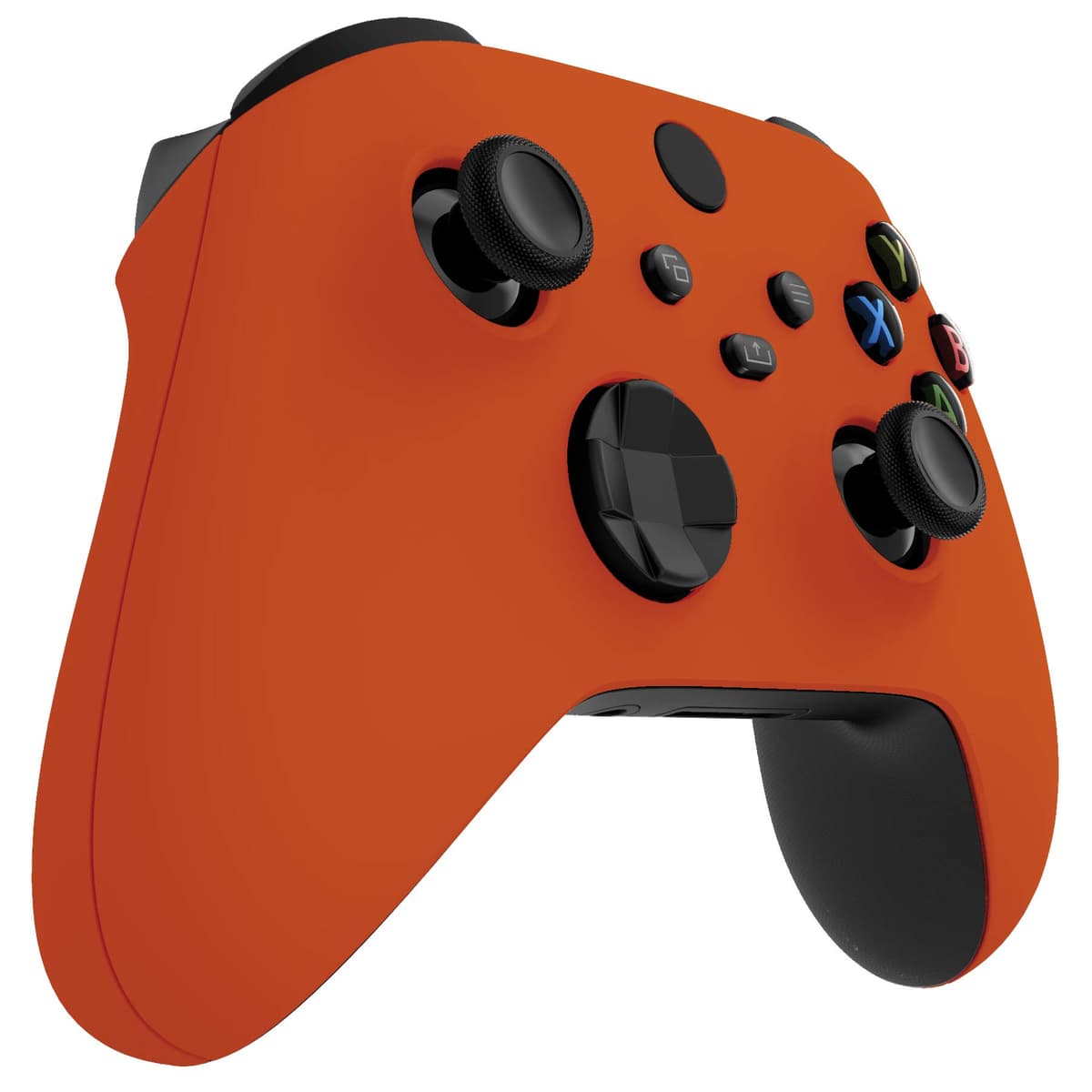 eXtremeRate Carcasa Delantera y Grip para Xbox Series X/S Mando - Cubierta Frontal Protectora de Agarre Empuñadura para Xbox Series S X Controlador - No Incluye Mando (Naranja) — view 4
