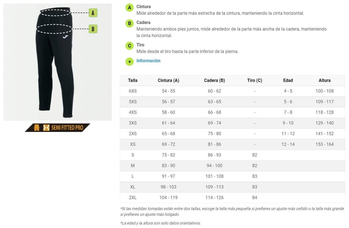 Joma - Pantalón Largo Deportivo Hombre , 6XS - 3XL - Bajos con Cremallera, Bolsillos y Cintura Elástica con Cordón - Nilo — view 8
