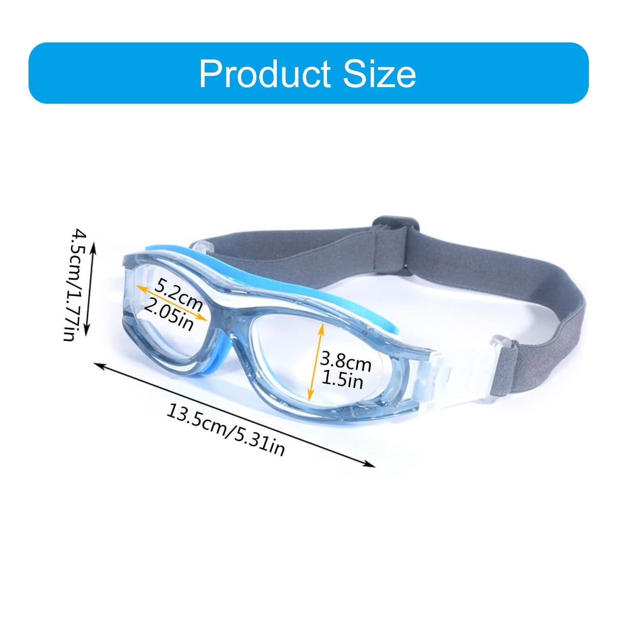 XAGMODSHN Gafas protectoras de fútbol, gafas deportivas, gafas de baloncesto para niños, para actividades al aire libre, gafas resistentes — view 3