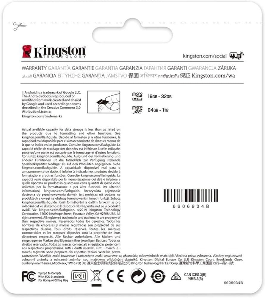 Kingston Canvas Select Plus Tarjeta microSD, SDCS2/32GB Class 10 con Adaptador SD — view 5
