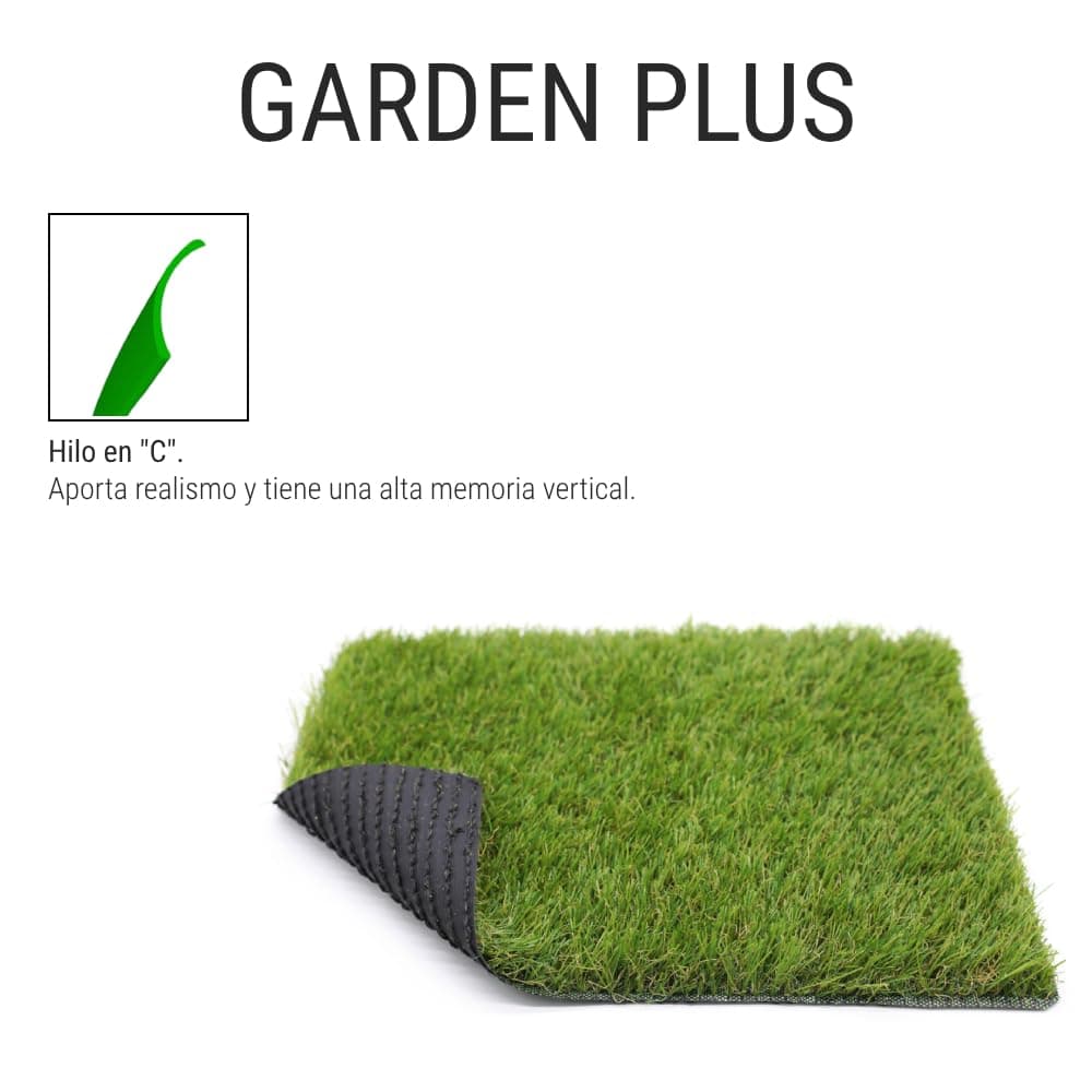 BONERVA | Césped Artificial GARDEN PLUS | Alturas: 22mm y 30 mm | Varias Medidas | Ideal para jardín, terraza, patio y balcón | Uso Decorativo y funcional | (2x20 Metros, 30 mm) — view 3