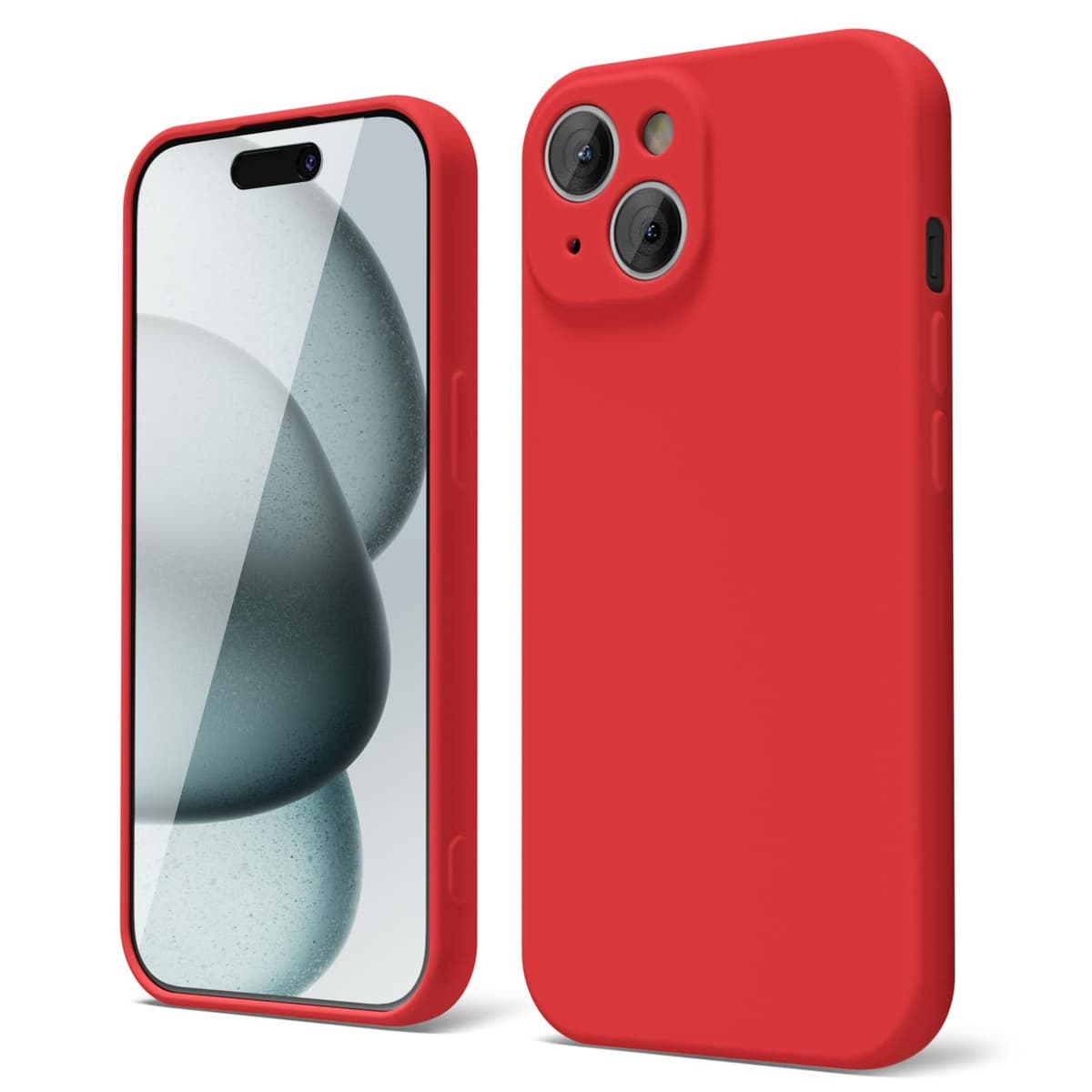 oakxco for iPhone 17 Pro Max Phone Case Liquid Silicone, Cute Thin Slim Grip Soft Rubber Gel for Women Men, Smooth Matte TPU Plain Solid Color Girly Simple Case with Camera Cover, Light Pink — view 816