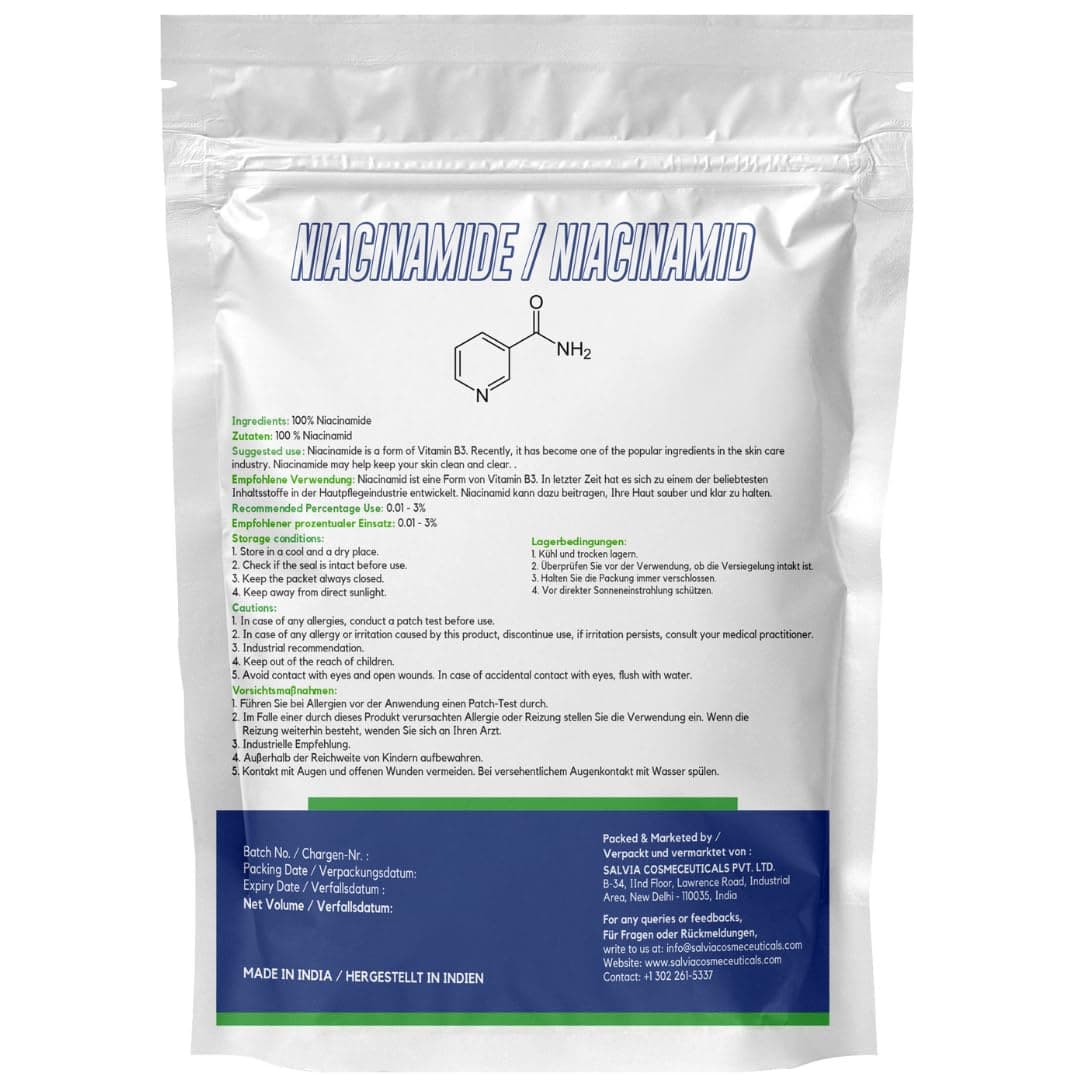 Niacinamide -3.9oz Pure Niacinamide Powder, Cosmetic Grade, Niacinamide Powder for Skin Care, Niacinamide in Beauty & Personal Care, DIY Niacinamide Powder for Serum & Cream — view 2