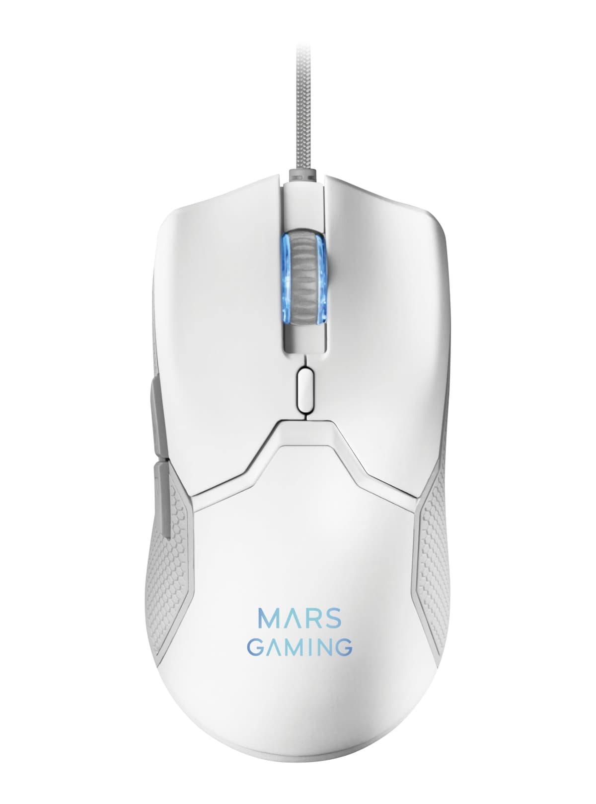 Mars Gaming MCPX, Idioma Español, Combo Gaming 3en1 con Teclado H-Mech Iluminado, Ratón Ultraligero 10000 dpi con Software y Alfombrilla XXL, Compatible con PC, PS4, PS5, Xbox, Blanco — view 4
