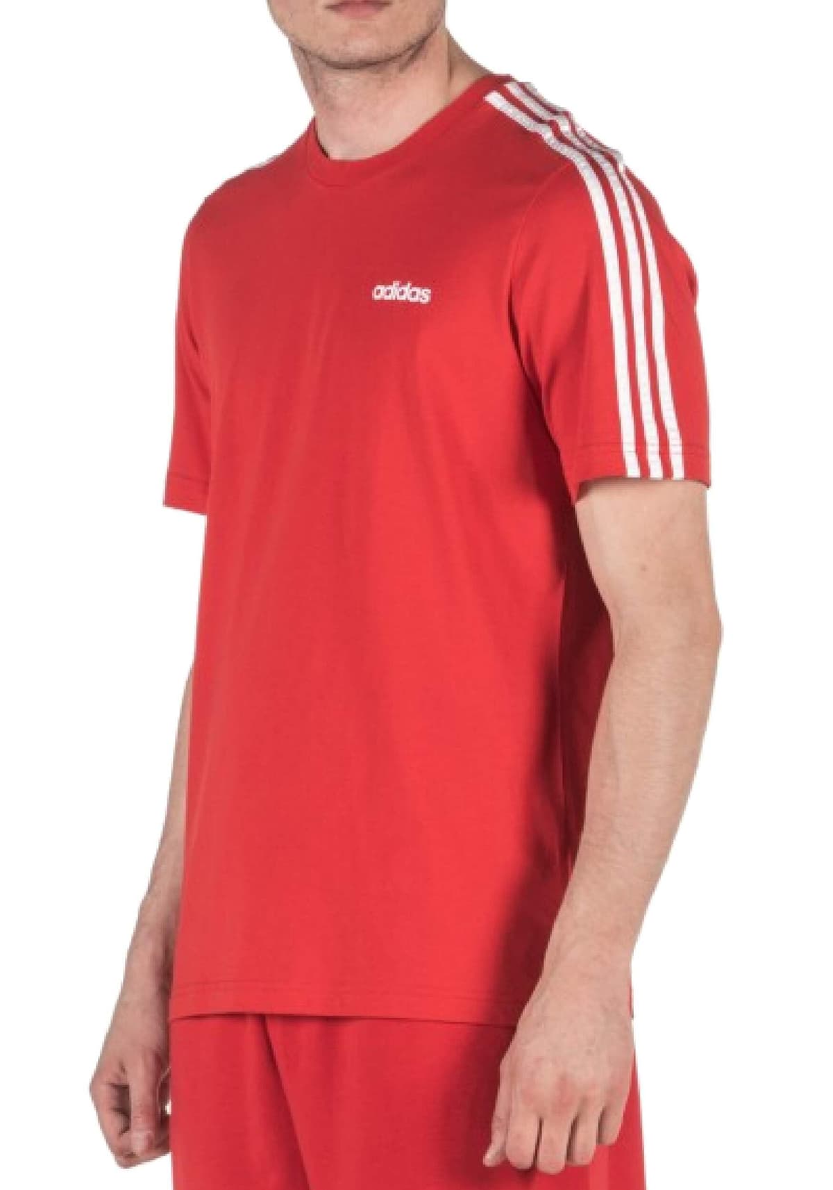 adidas Essentials Single Jersey 3-Stripes tee Camiseta de Manga Corta Hombre (Pack de 1) — view 39