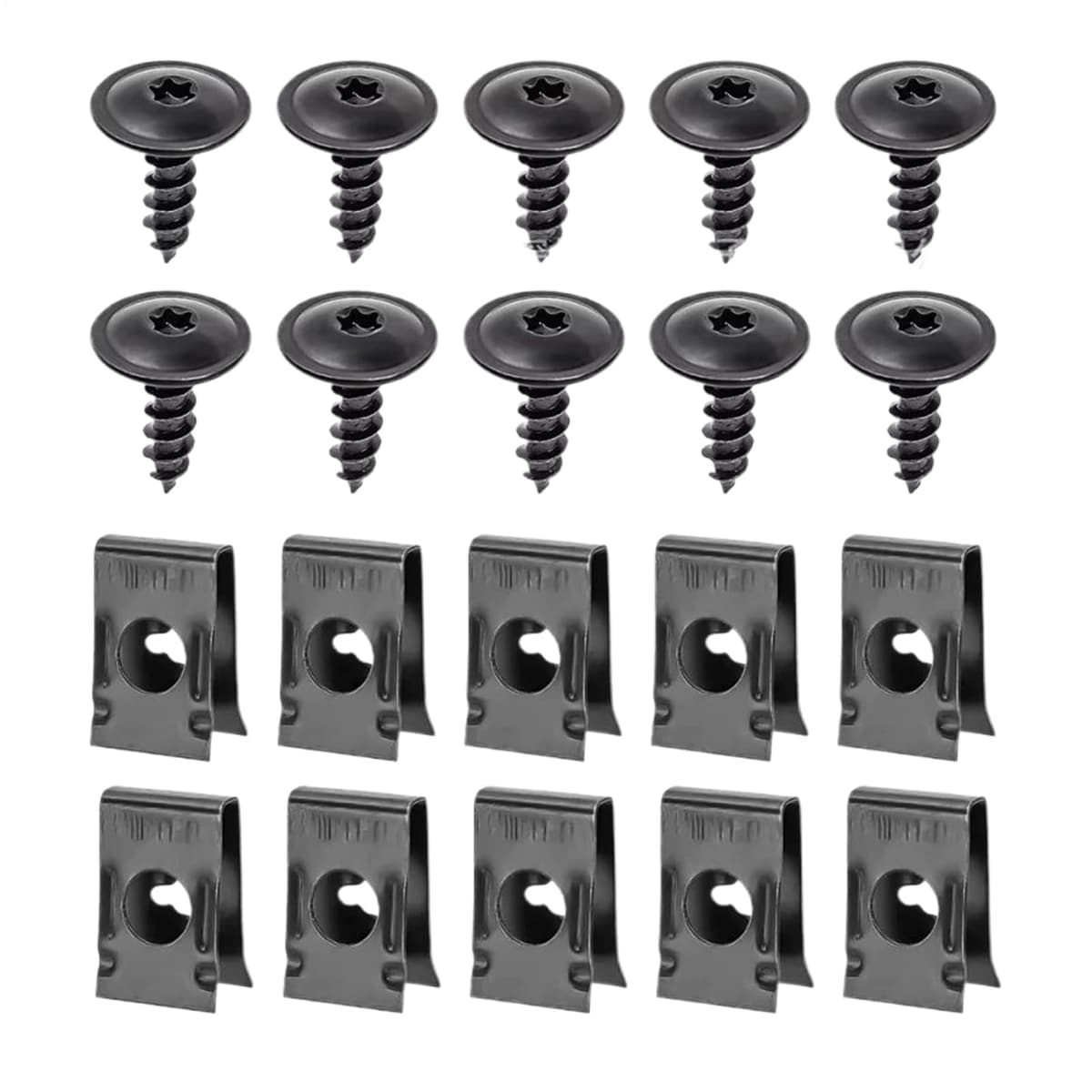 Automotive Screws & Staples - Vehicle U Nut & Clip | Dashboard, Bumper & Interior Metal Fixing Accessories