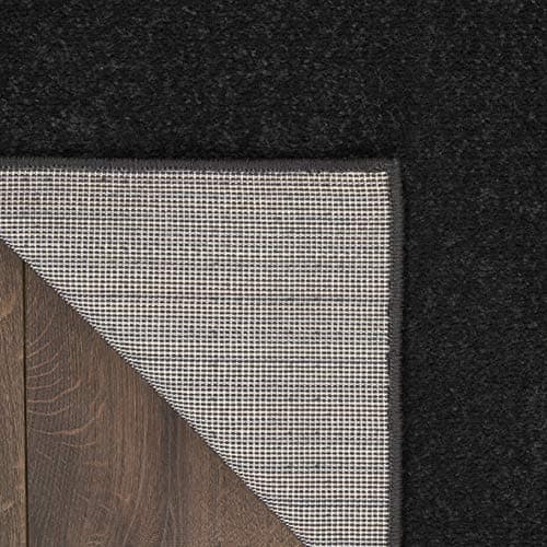 Nourison Essentials Black 5' x 7' Area Rug, Easy Cleaning, Non Shedding, Indoor/Outdoor, Contemporary Style, Rectangular — view 4