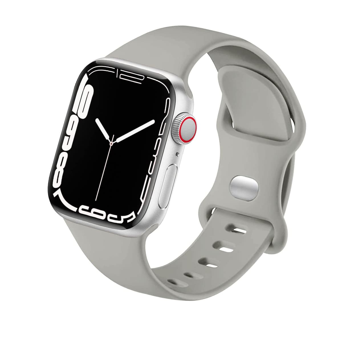 Sport Strap Compatible with Apple Watch Straps 46mm 40mm 38mm 41mm 42mm 44mm 45mm, Silicone Strap Replacement for iWatch Bands Series 11 10 9 8 7 6 5 4 SE 3 2 1 Women Men — view 29