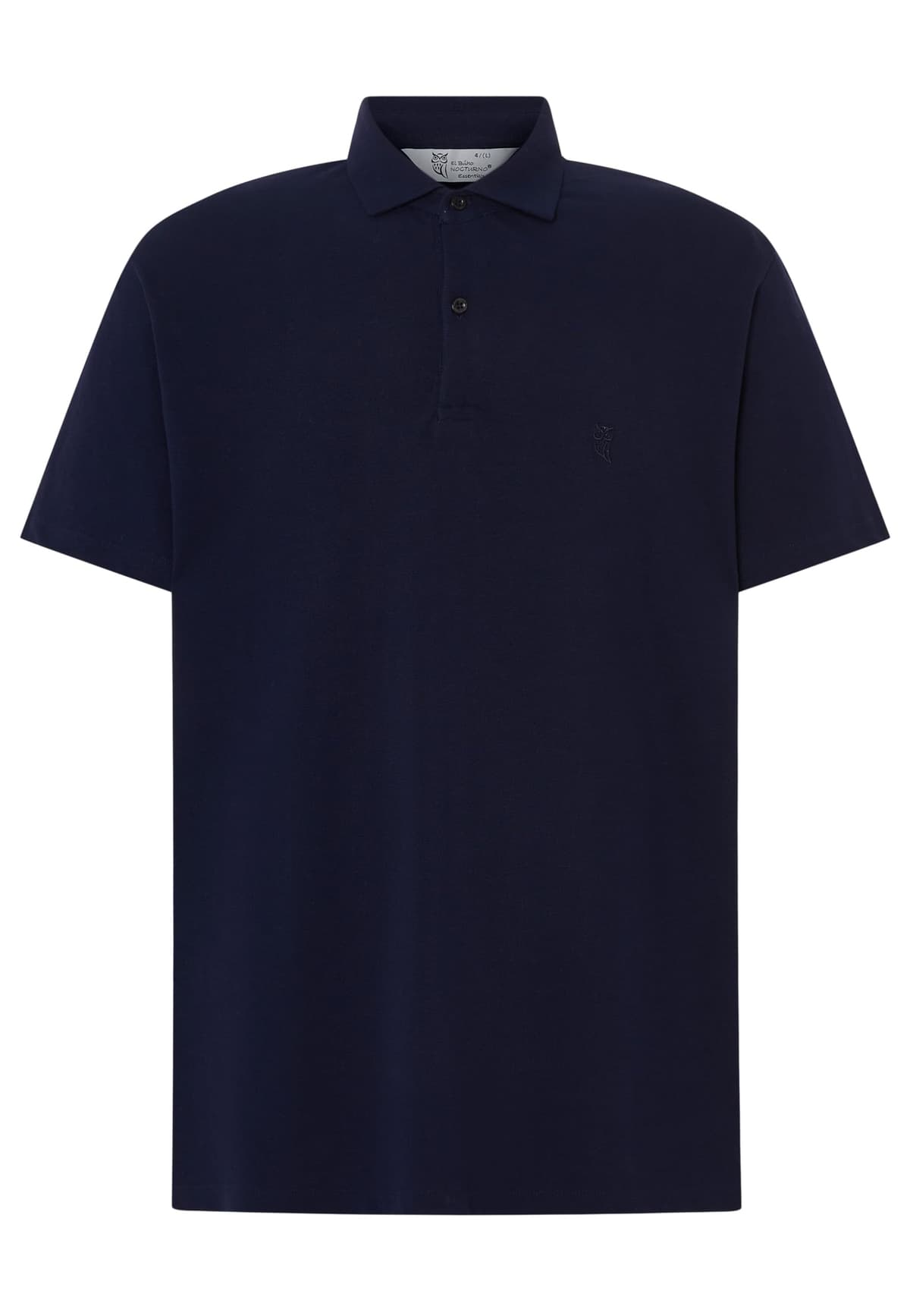 El Búho Nocturno Polo Hombre Manga Corta Algodón 100% Piqué Liso - Cuello Italiano Spread Firme Elegante - Regular Fit Holgado Largo - Deporte Casual Vestir Tallas Grandes S-5XL — view 10
