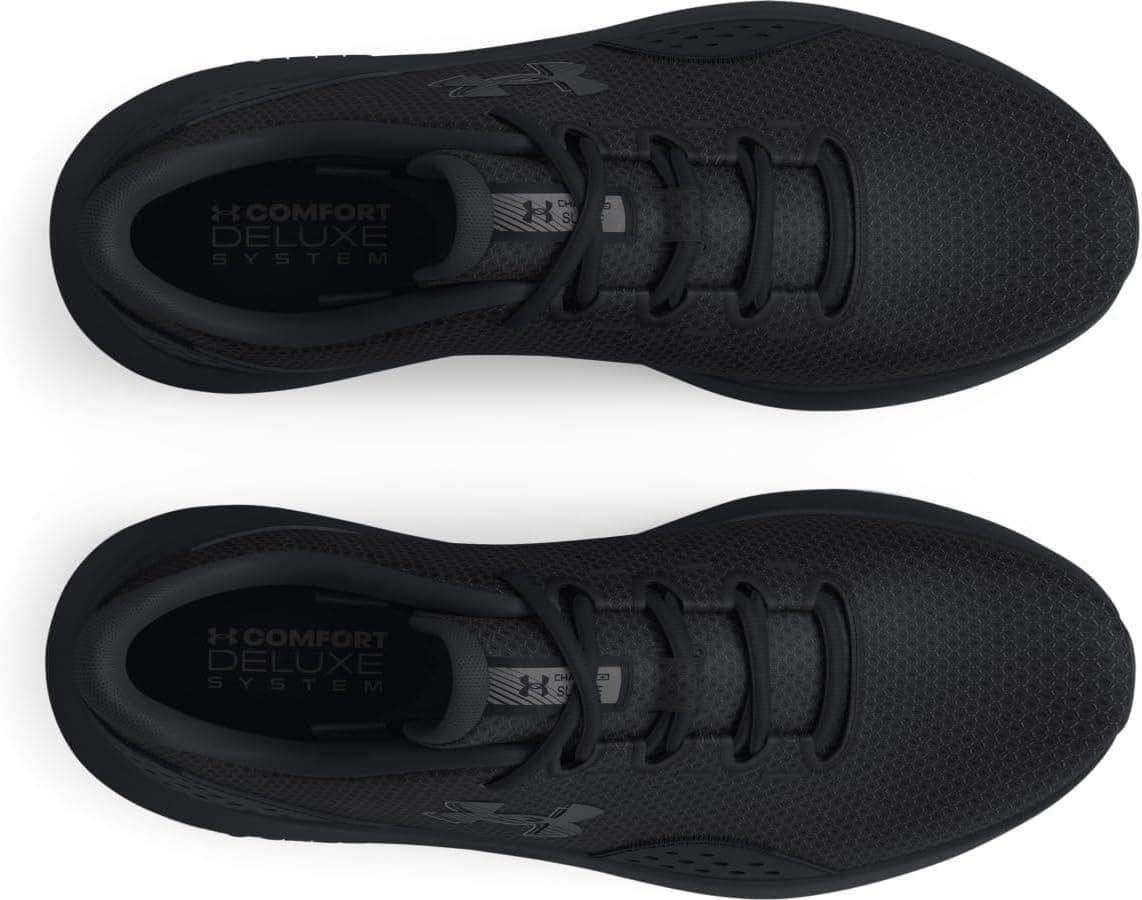 Under Armour UA Charged Surge 4 Men’s Running Shoe 9 UK Triple Black — view 4