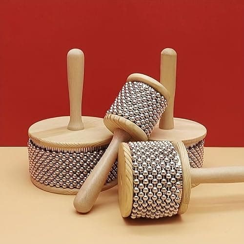 Percussion Instrument 1PC 3.35 Inch Metal Shaker Latin Rhythm Hand Percussion for Band Accompaniment Rock Music Performance Practice Handheld Silver — view 5