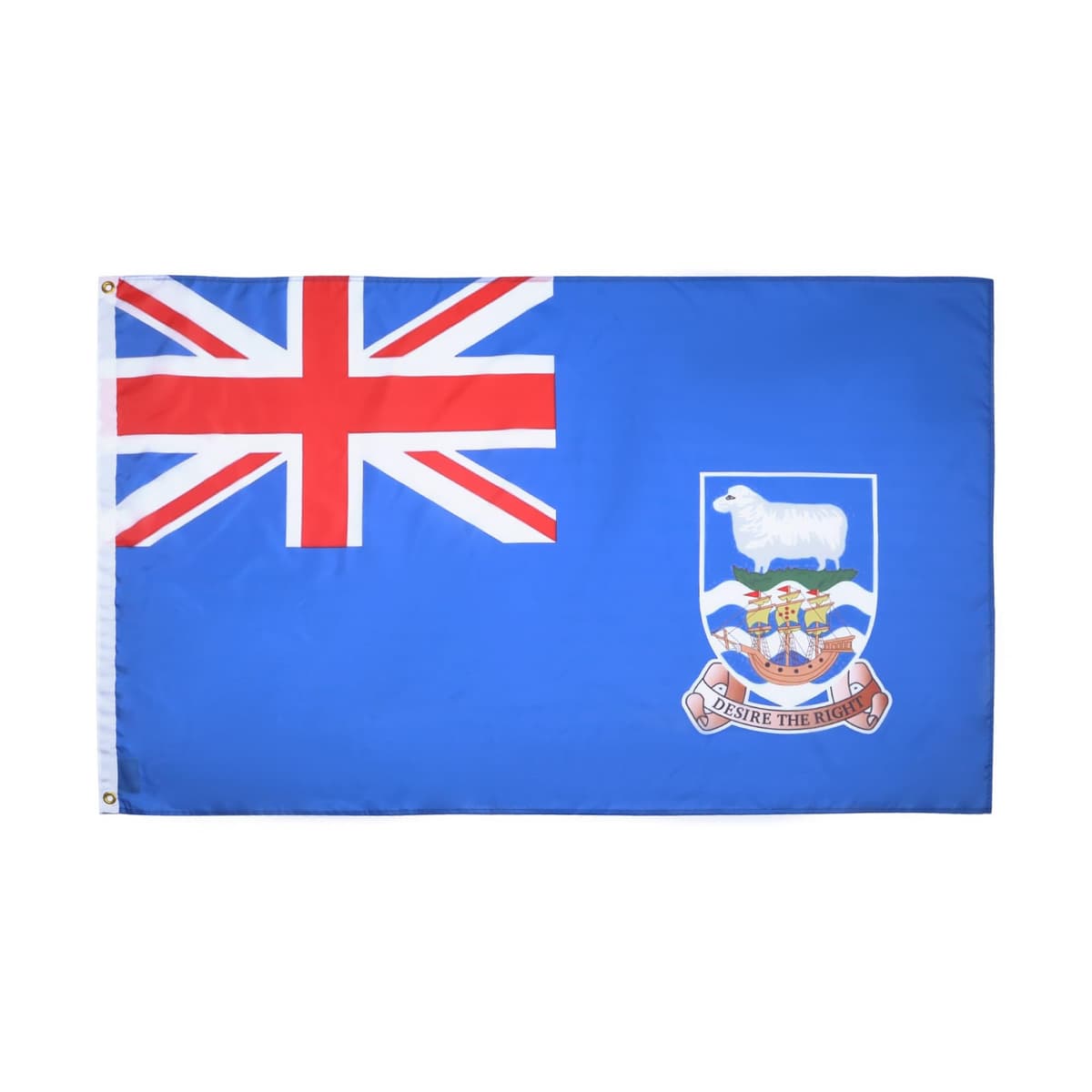 AZ FLAG - Falkland Islands Flag - 3x5 Ft - 100D Polyester Malvinas Banner with Two Metal Grommets - Fade Resistant - Vivid Colors - 3' x 5' Feet - 150x90 Cm