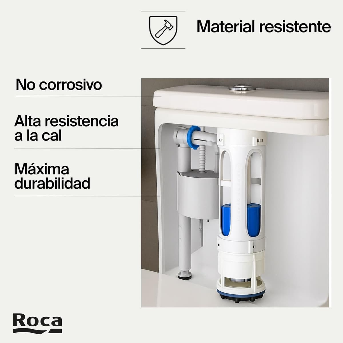 Roca AH0003400R - Kit Mecanismo Descar. D2-D Nr Recambio - Colleción De Baño - Porcelana - Mecanismos — view 4