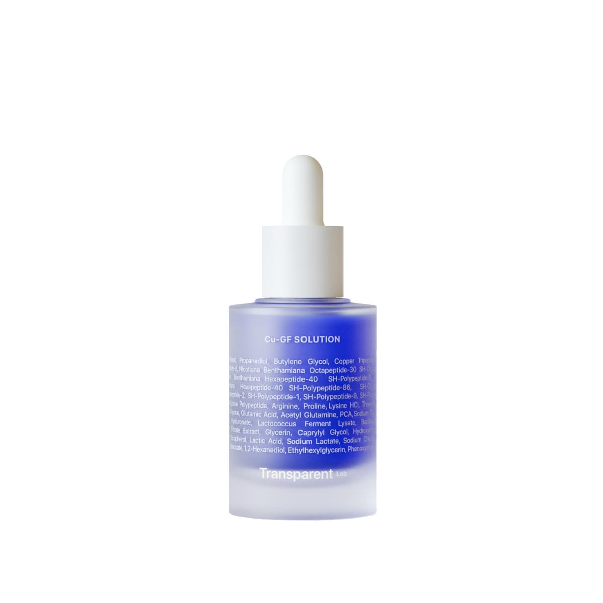 Transparent Lab Cu-GF Solution - Anti-Aging Treatment with Copper Peptide