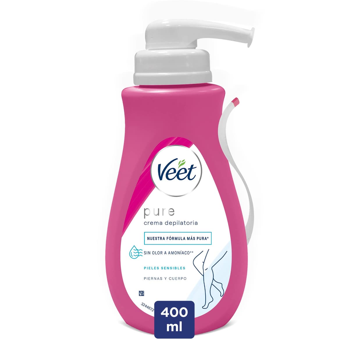 Veet Crema Depilatoria, 400 ml (Paquete de 1)