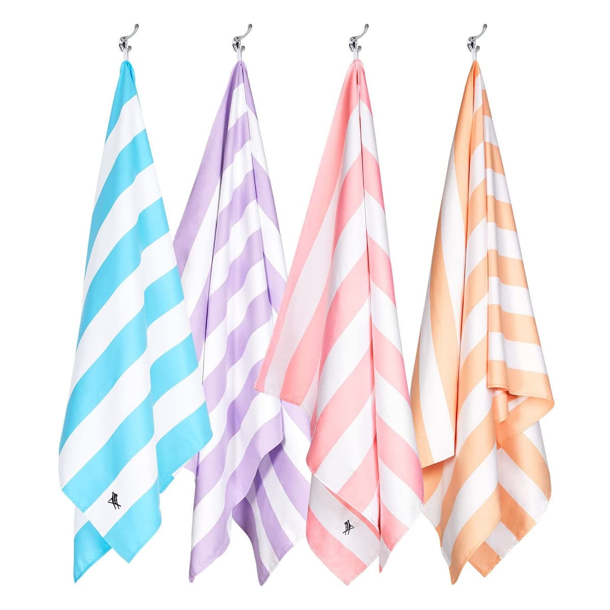 Dock & Bay Beach Towel - Quick Dry, Sand Free - Compact, Lightweight - 100% Recycled - Includes Bag - Cabana Light - Malibu Pink - Large (160x90cm, 63x35) — view 7