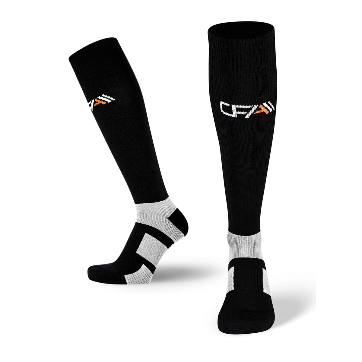 CFA V1 Calcetines Compresion Mujer y Hombre Graduada Antiampollas, Ideales Para El Deporte | Modelo Hasta La Rodilla | Soporte De Tobillo Y Arco | Diseño Danés | Fabricado En Portugal — view 14