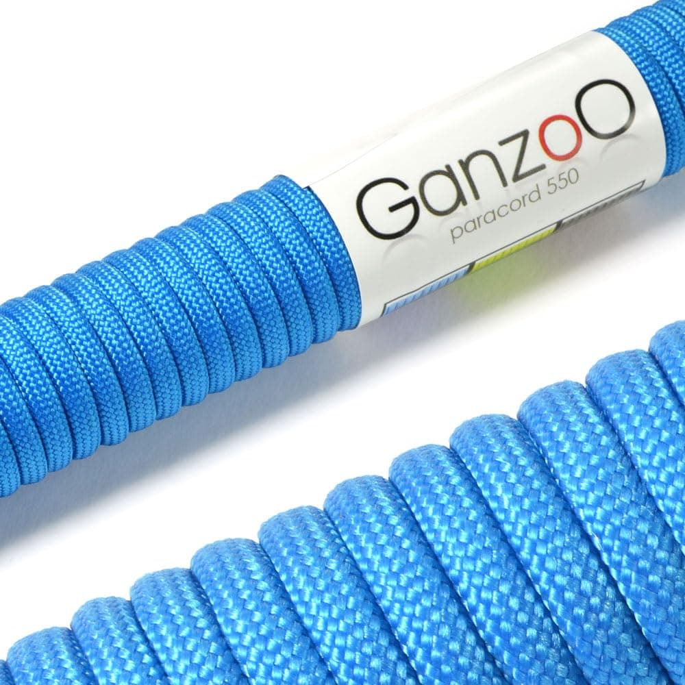 Ganzoo Paracord 550, Cuerda de 4 mm, 30 Metros, Poliéster, Tipo 3-7 Hilos Interiores, Correa de Perro Collar Pulsera, Camping Supervivencia y Cuerda Multiusos, Verde Oscuro — view 27