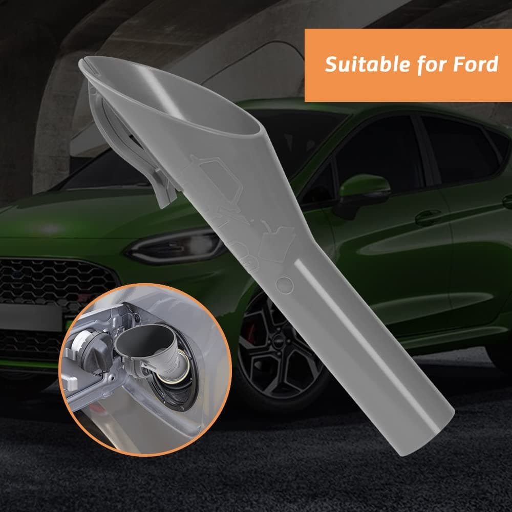 URAQT Emergency Diesel Fuel Filler - Capless Plastic Funnel for Ford, Grey, 1782177, 1833948 — view 6