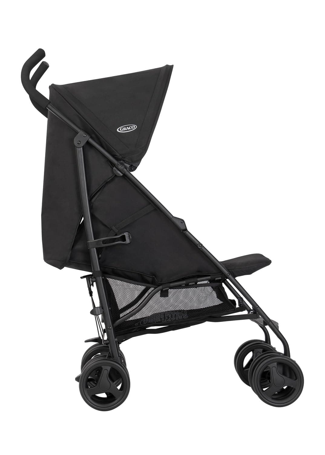 Graco EZLite, ultimate easy-to-use lightweight stroller at only 6.6kg for on-the-go families. Suitable from birth to approx. 3 years (15kg), Midnight fashion, Black — view 2