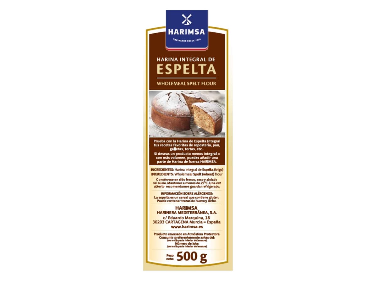 Harimsa Harina Integral Espelta 500 g — view 2