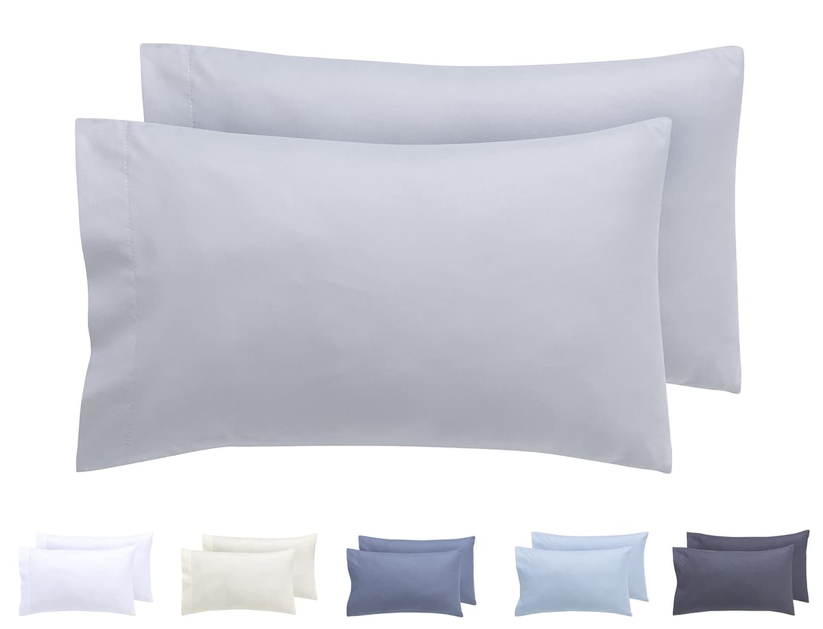 Todocama – Juego de 2 Fundas de Almohada, Microfibra Extra Suave, hipoalergénicas. Juego de 2-70x40 cm Blanco — view 30