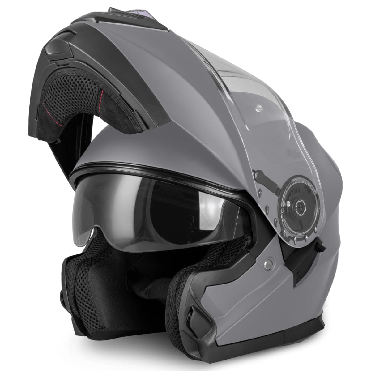 VINZ Busan Casco Modular con Visera Solar | Casco Moto & Scooter & Ciclomotor | ECE 22.06 Homologado | En Tamaño XS - XXL | para Hombre y Mujer — view 9