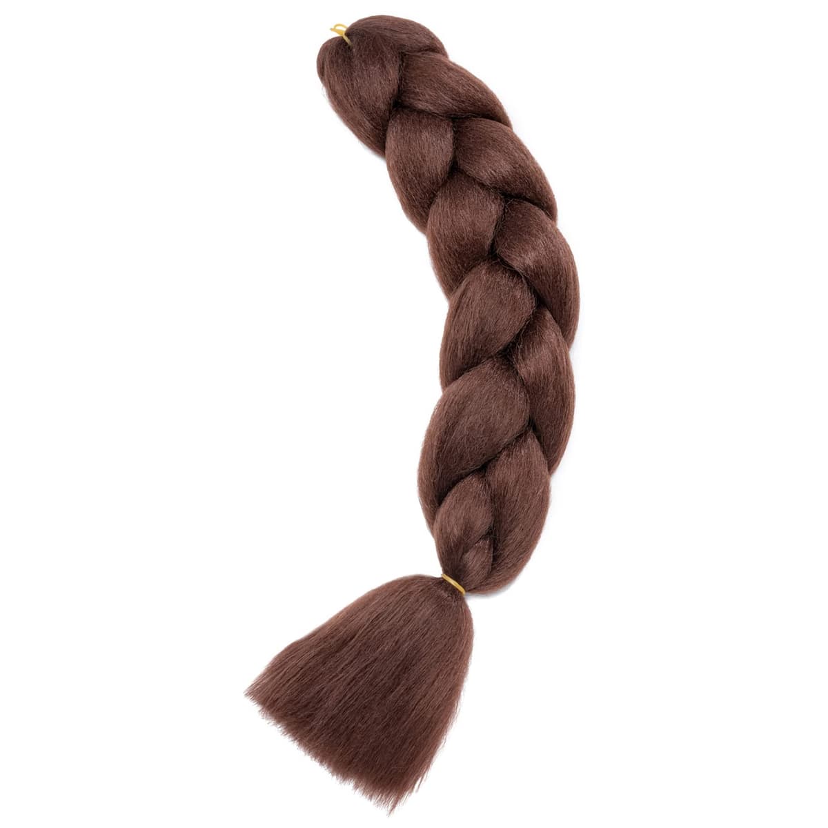 60cm Extensiones de Pelo Trenzas Africanas Castaño Oscuro Extensiones para Trenzas Africanas 1 pcs 100g Kanekalon Pelo para Trenzas Africanas Sintetico Extensiones de Trenzado Cabello Braiding — view 6