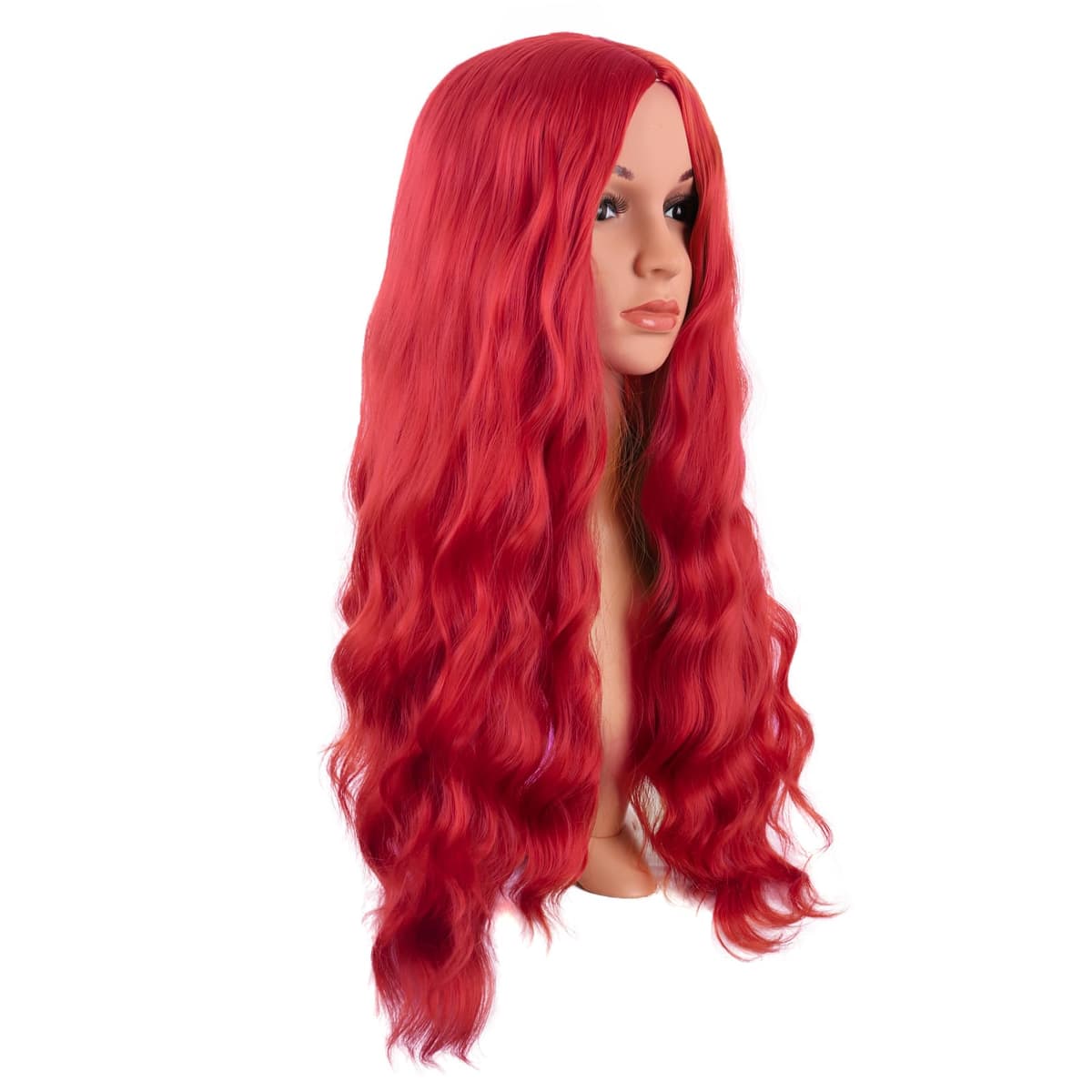 Mapofbeauty 32 Pulgadas/80cm de Luz Rubia Pelo Largo Rizado Ondulado Peluca Cosplay Peluca — view 81