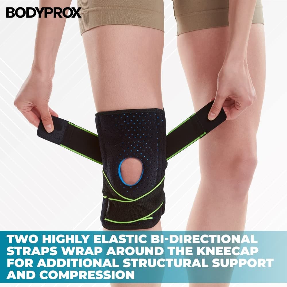 Bodyprox Knee Brace with Side Stabilizers & Patella Gel Pads for Knee Support — view 3