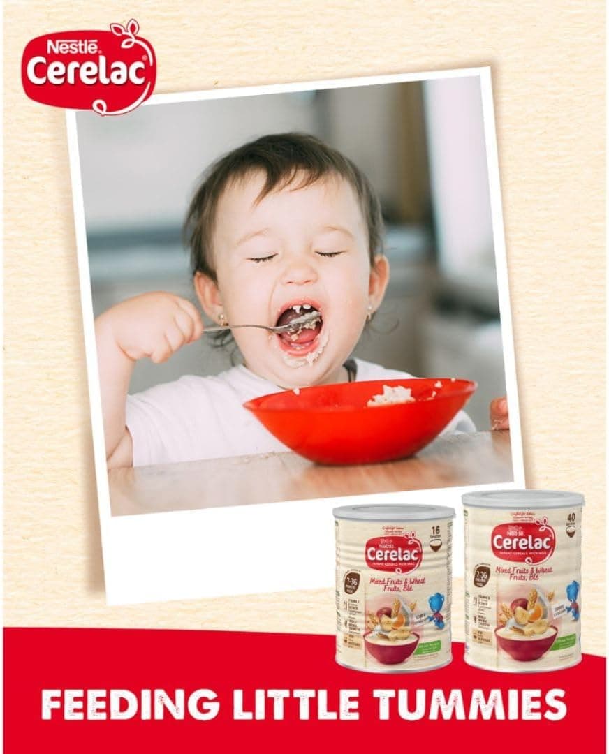 Cerelac Mixed Fruits & Wheat Infant Cereal with Milk 1kg | from 7 months+ | Baby Cereal — view 6