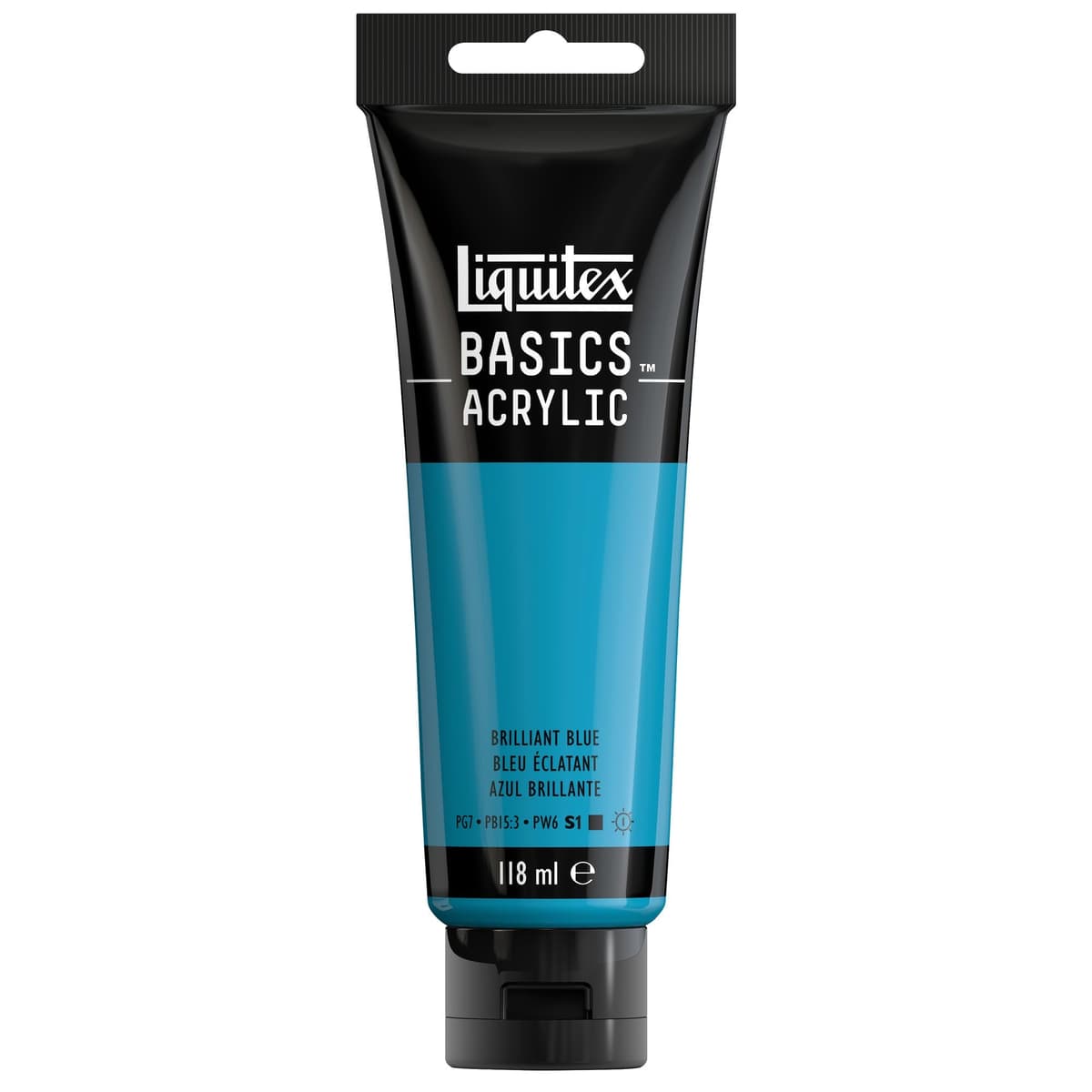 LIQUITEX Basics Acrylic Paint, Mars Black, 118 ml Tube — view 96