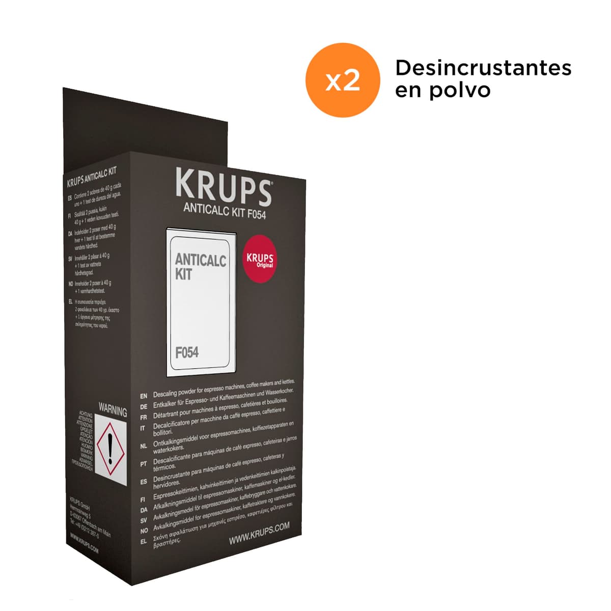 Krups F0540010, Kit Descalcificación Unisex Adulto, Multicolor, Talla Única — view 4