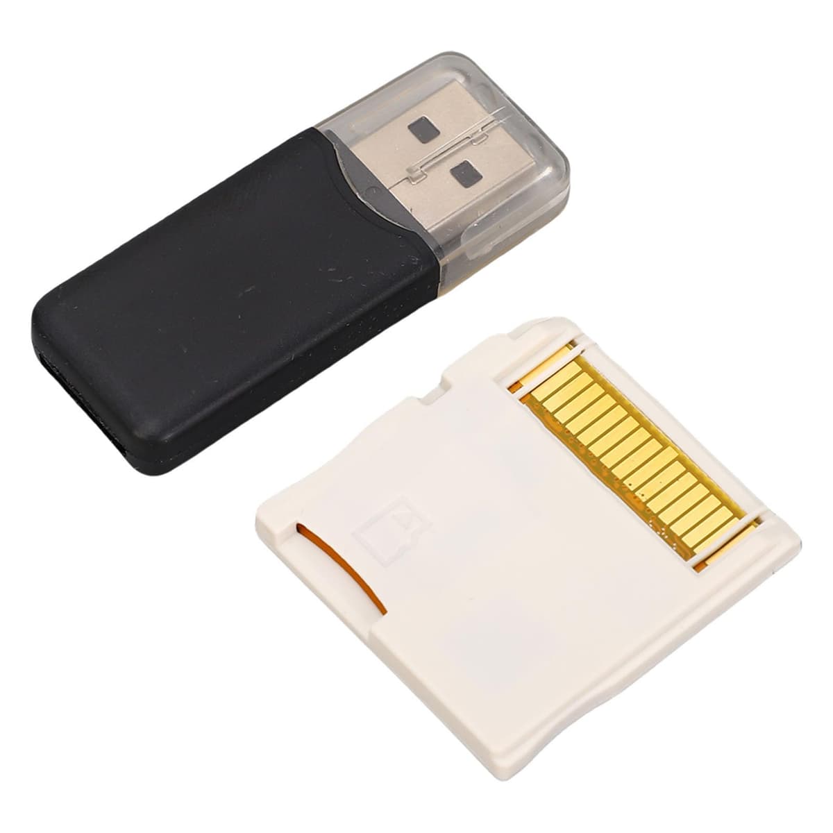 Ejoyous 2025 R4 Video Game Memory Card ASIC Chip Flash Card with Reader for, NDSL, NDSI, NDSI XL, 2DS, 3DS, 3DS New 2DS XL (White) — view 2