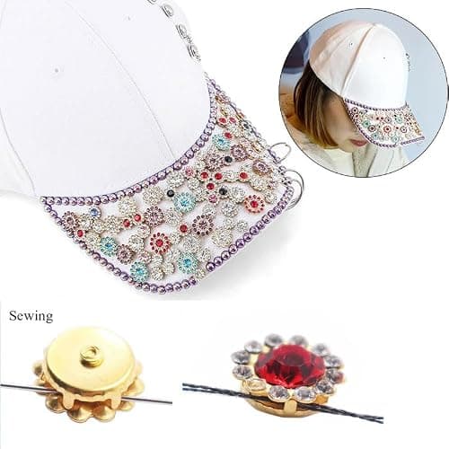 100pcs Crystals Glass Sew on Rhinestones with Gold Claw Mixed 8mm 10mm 12mm 14mm Sunflower for Sewing Headband, Jewelry Crafts, Clothes, Shoes, Belt (08 Crystal Yellow) — view 3
