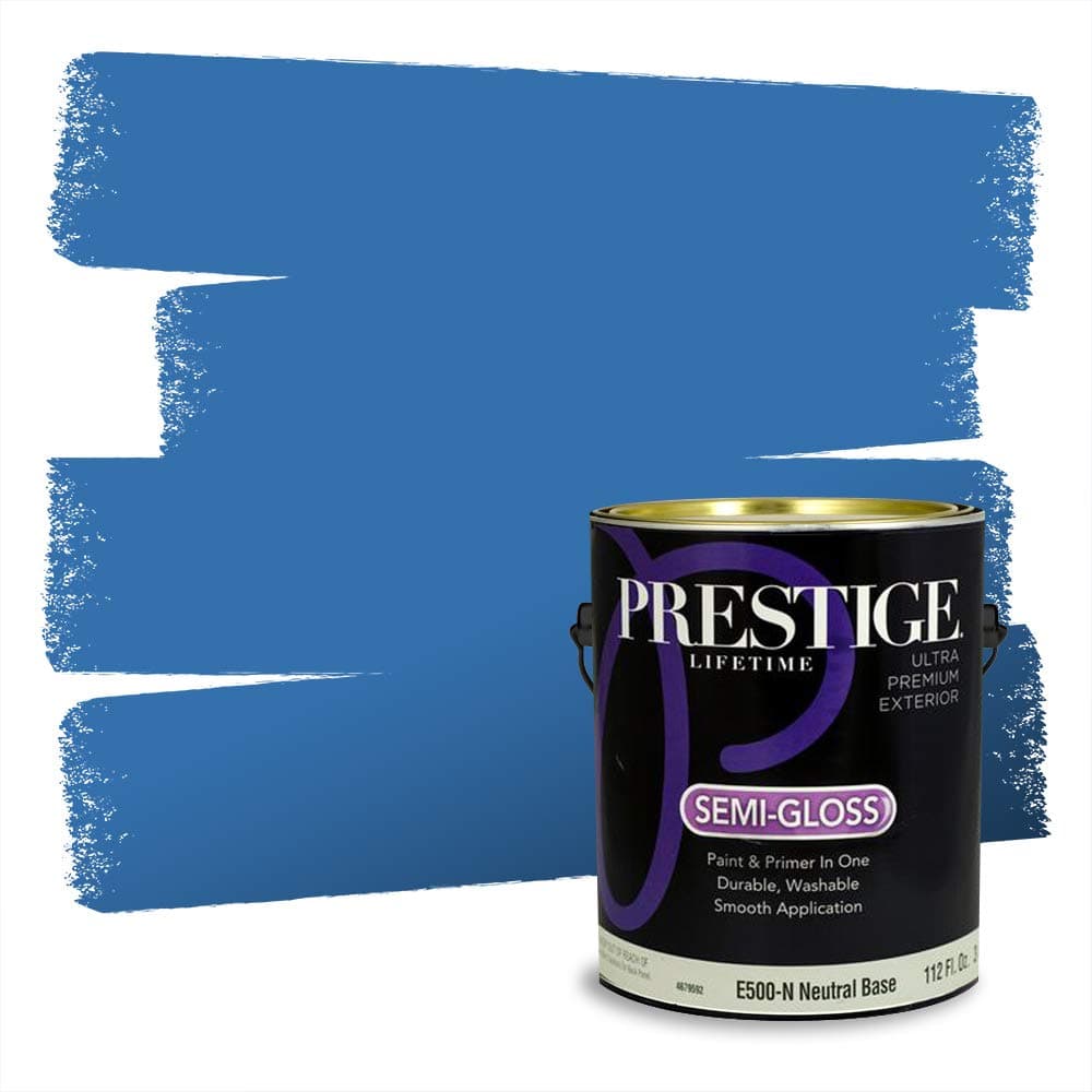 PRESTIGE Paints Interior Paint and Primer In One, 1-Gallon, Semi-Gloss, Comparable Match of Valspar* Dewdrop* — view 1076