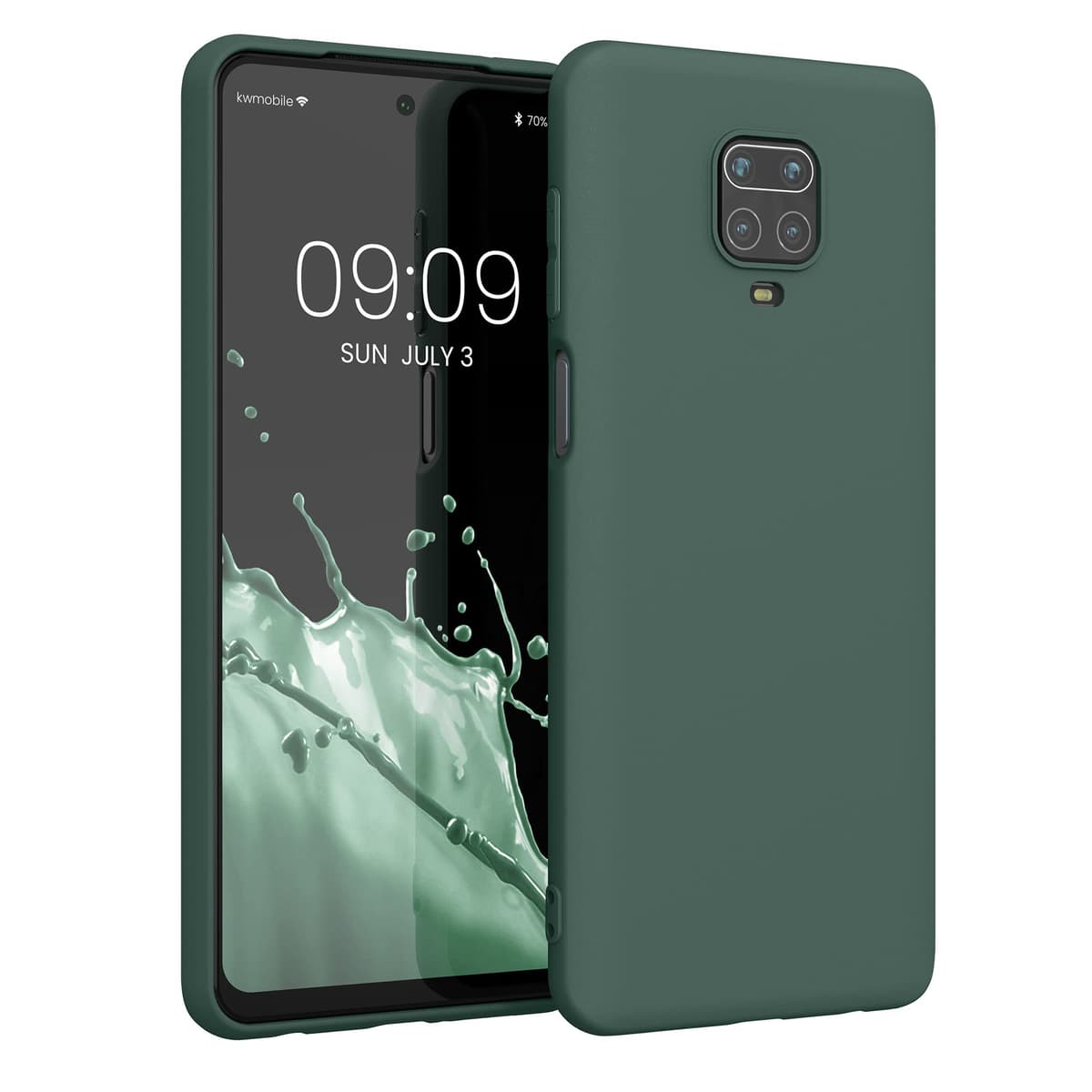 kwmobile Carcasa Compatible con Xiaomi Redmi Note 14 Pro 5G / Poco X7 Funda - Funda Ultrafina de TPU con Bordes elevados - Lavanda Metalizado — view 114