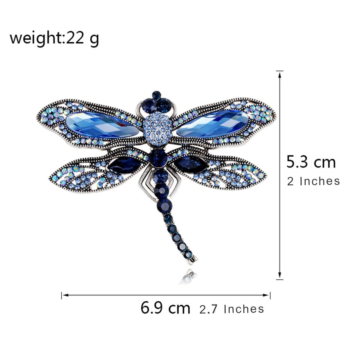 FAIRYGATE Anti Exposure Fixed Brooches Women Unisex Vintage Rhinestone Office Party Brooch Pins Lapel Pin Dress Suit Accessories Boutonniere — view 2