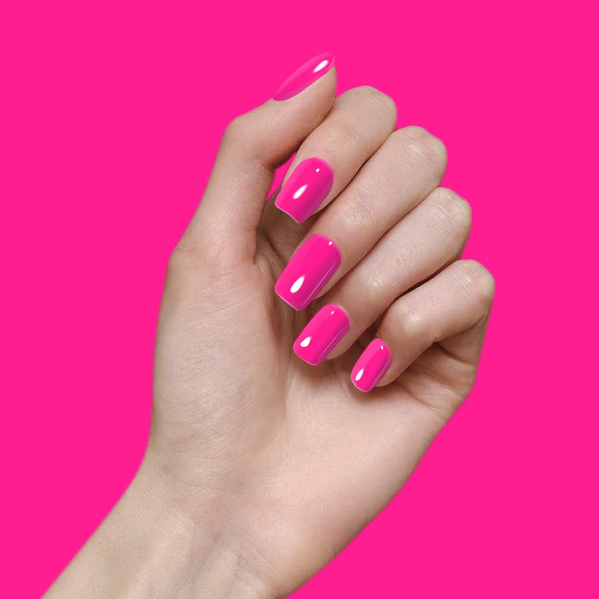 Vishine 15ml Semipermanente Esmalte de uñas en gel Soak-off UV LED Manicure Barniz Geles DIY Salon Neon Pink # 2039 — view 2