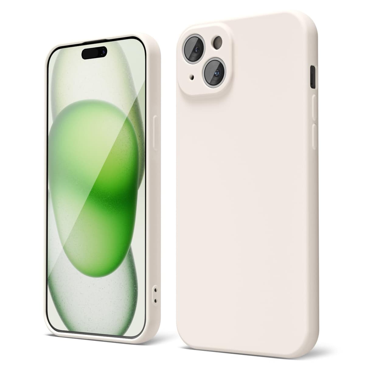 oakxco for iPhone 17 Pro Max Phone Case Liquid Silicone, Cute Thin Slim Grip Soft Rubber Gel for Women Men, Smooth Matte TPU Plain Solid Color Girly Simple Case with Camera Cover, Light Pink — view 71