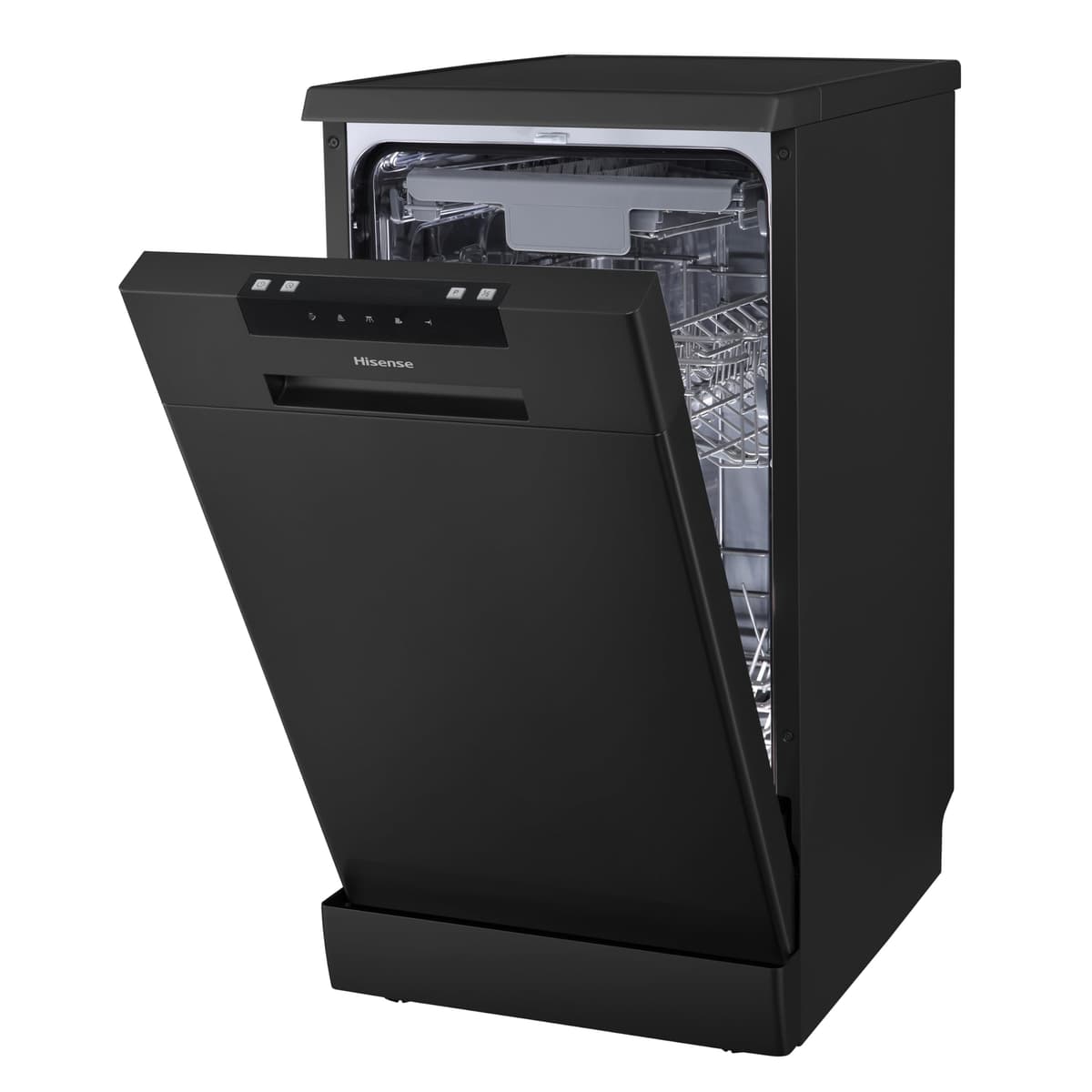 Hisense HS523E15BUK Slimline 10 Places Free Standing Dishwasher Black with 30 Minutes Quick Wash [Energy Class E] — view 10