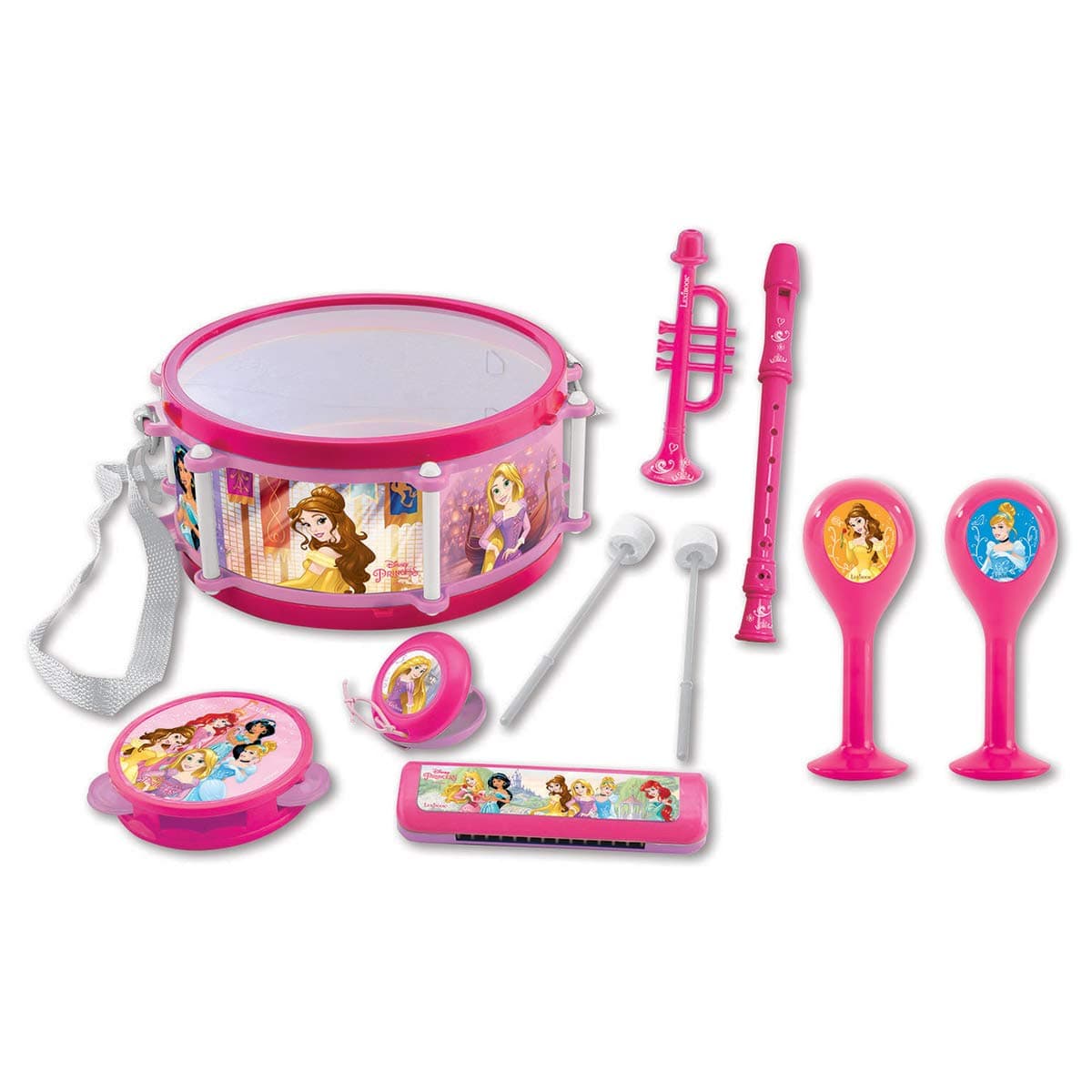 Lexibook, Paw Patrol, Set de 7 Instrumentos Musicales (Tambor, Maracas, Castañuela, Armónica, Flauta Dulce, Trompeta, Pandereta), Juguete Musical, Cómodo Juego para Llevar, Azul/Amarillo, K360PA — view 7