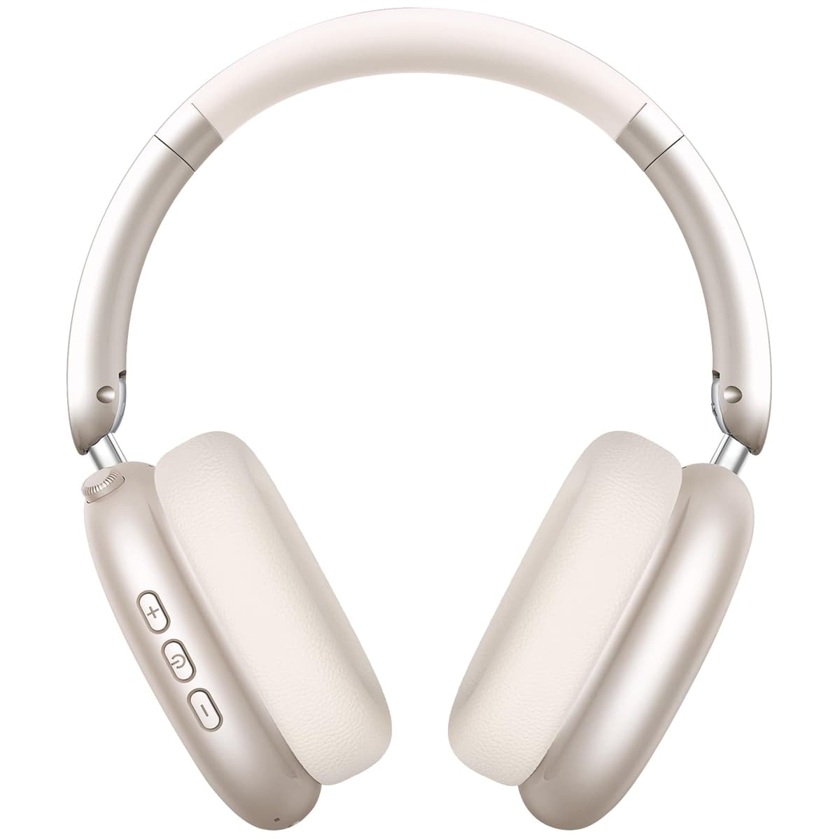 Wentronic Y01 Wireless Noise Canceling Headphones Bluetooth 5.3 Over Ear Headphones with Microphone, Hi-Res Audio, 48H Playtime, Foldable Comfortable Earpads,Compatible with iOS,Android,PC, Starlight