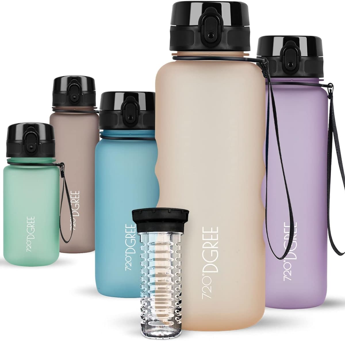 720°DGREE Botella de agua uberBottle – 1,5 litros, 1500ml | Novedosa botella deportiva | Sin BPA | Ideal para niños, fitness, deportes, fútbol, guardería, escuela, pequeños, antigoteo — view 193