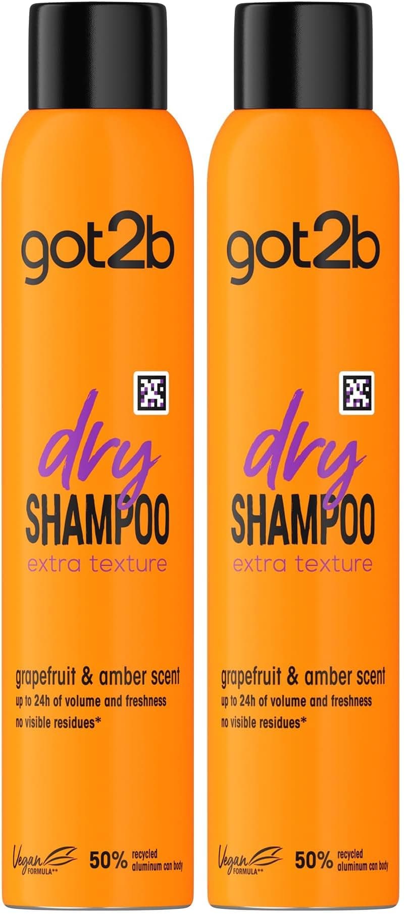got2b Dry Shampoo Instant Fresh Up Extra Fresh 200 ml, Cleans & Refreshes for 48h Fragrance, Hair Dry Shampoo, Vegan Formula — view 7