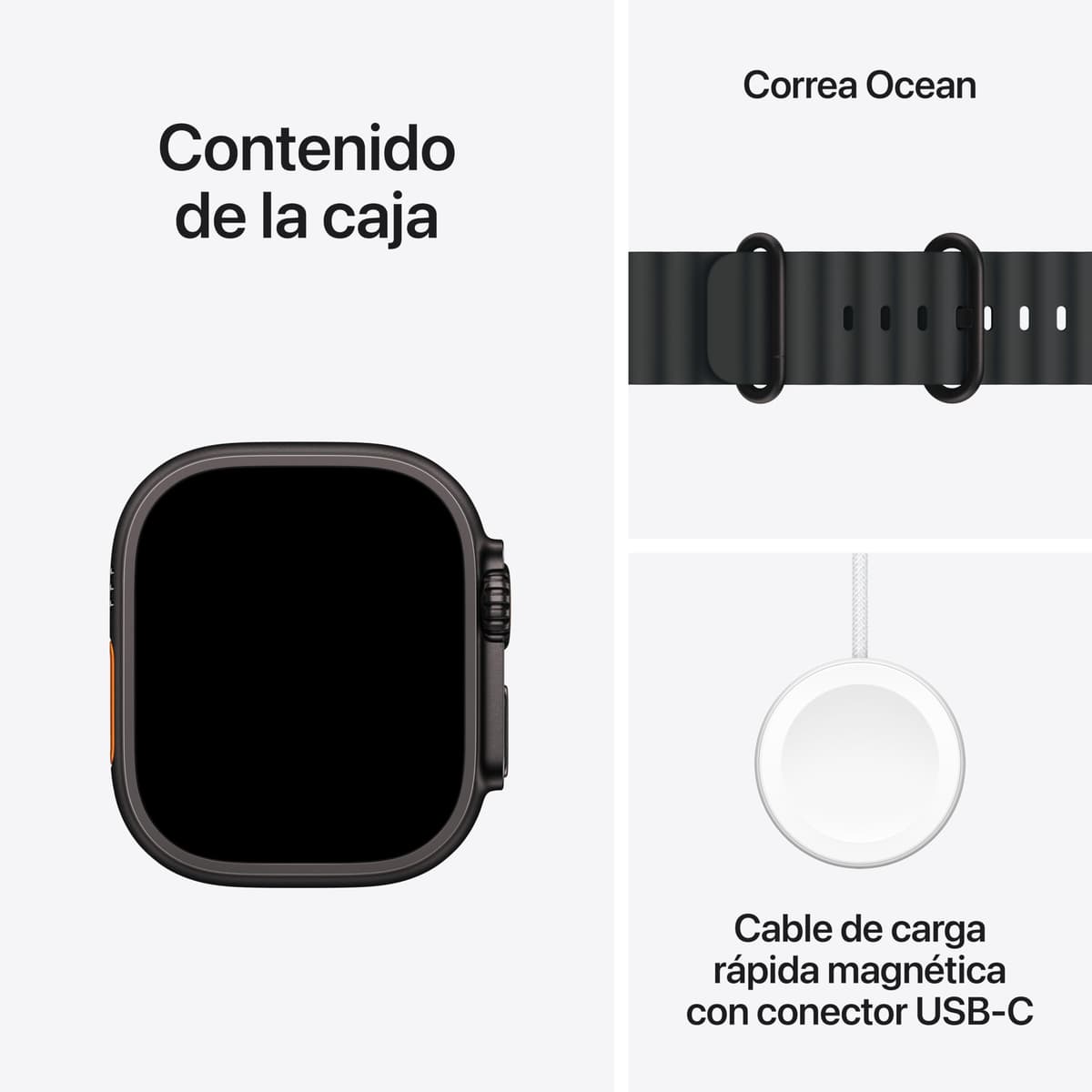 Apple Watch Ultra 2 GPS + Cellular Smartwatch, reloj deportivo con caja de titanio negro resistente de 49 mm y Correa Ocean Negro. Monitor de entreno, GPS de alta precisión y pantalla Retina brillante — view 6