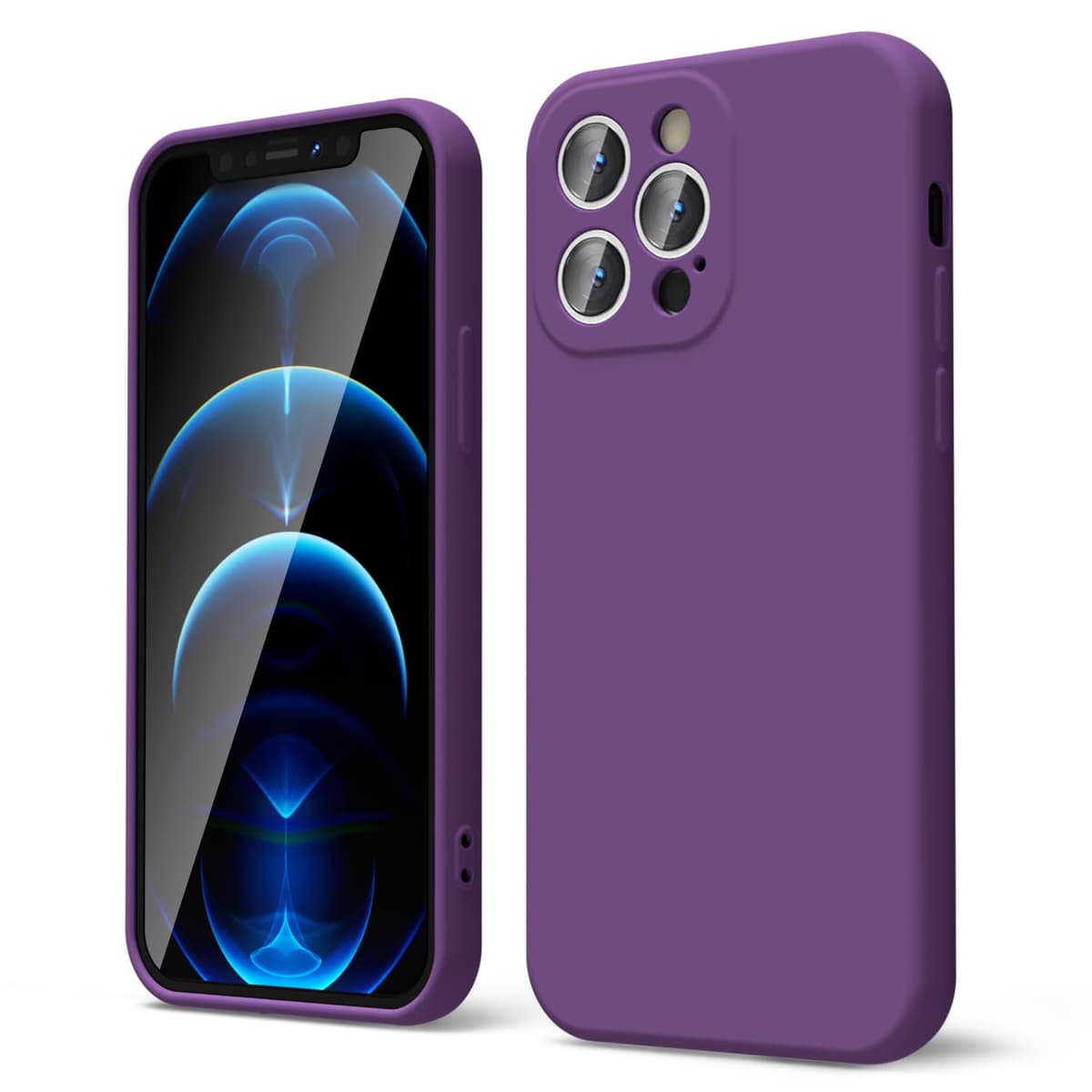 oakxco for iPhone 17 Pro Max Phone Case Liquid Silicone, Cute Thin Slim Grip Soft Rubber Gel for Women Men, Smooth Matte TPU Plain Solid Color Girly Simple Case with Camera Cover, Light Pink — view 1959