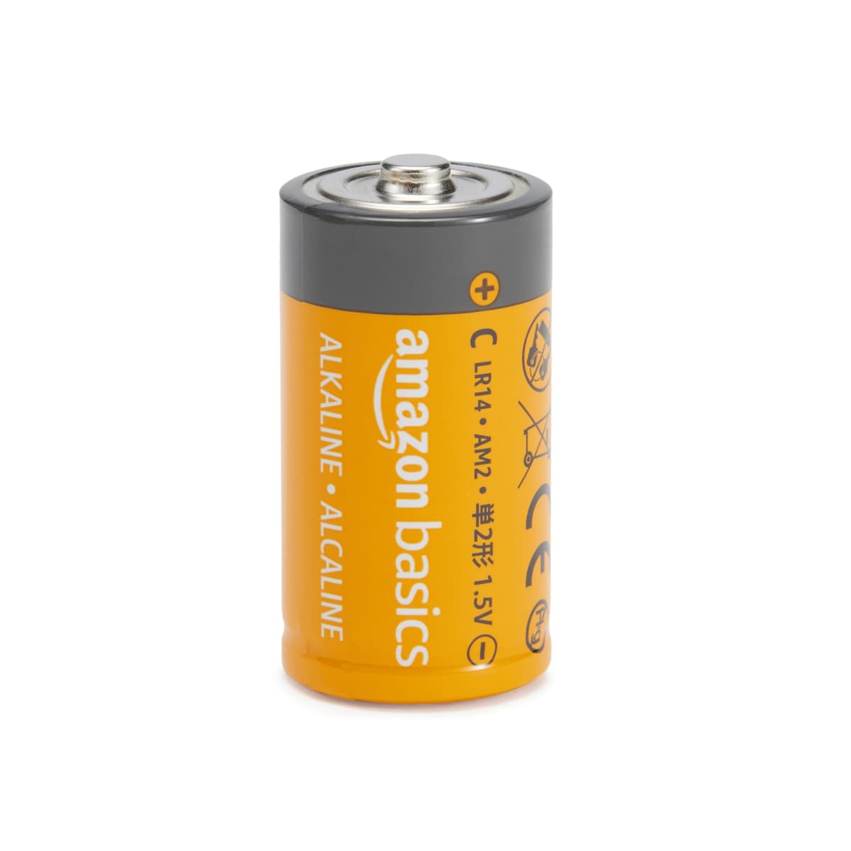 Amazon Basics 12-Pack C Cell All-Purpose Alkaline Batteries, 1.5 Volt, 5-Year Shelf Life — view 2