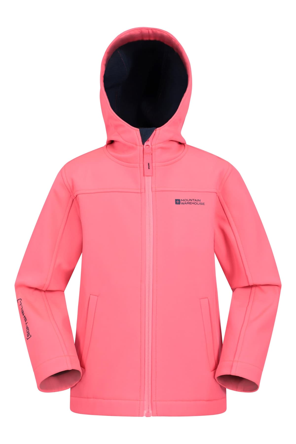 Mountain Warehouse Exodus Kids Softshell Jacket - Breathable, Wind & Water Resistant, Fleece Lined Coat, For Boys & Girls - Best For Sping Summer & Hiking — view 21