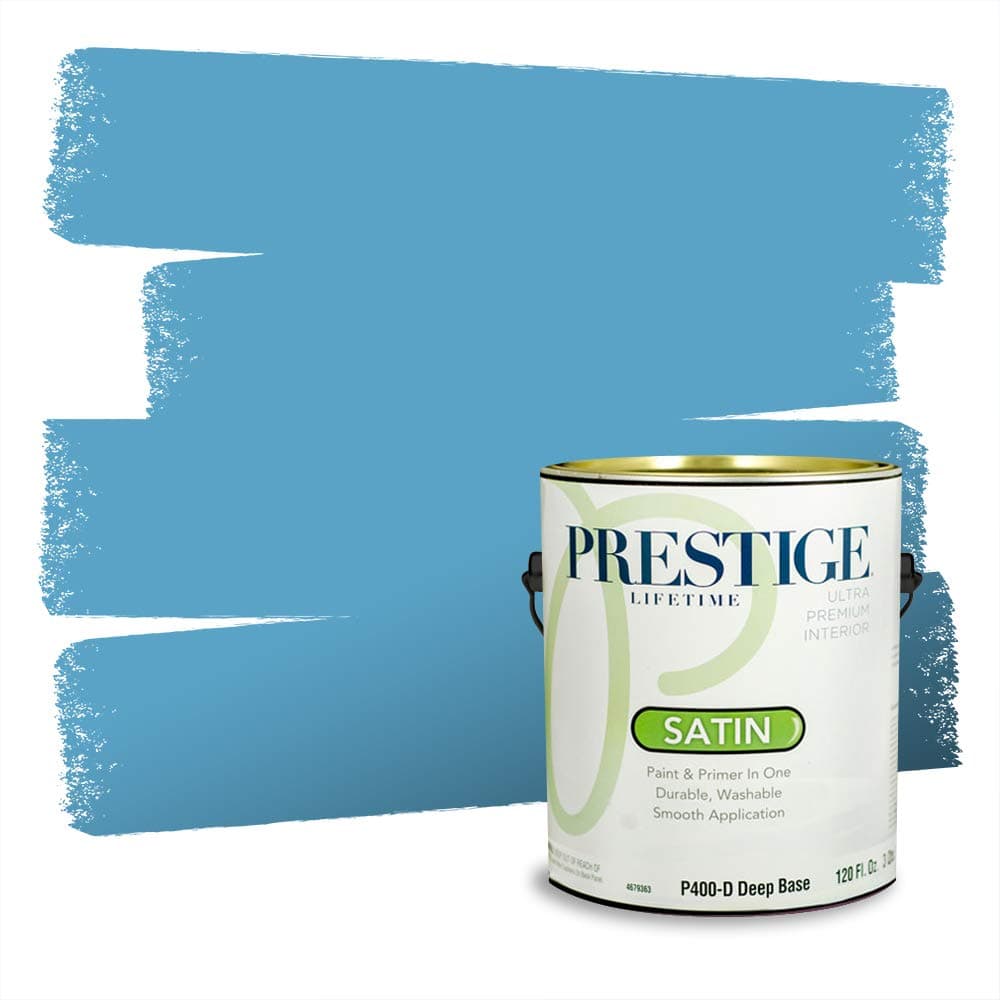 PRESTIGE Paints Interior Paint and Primer In One, 1-Gallon, Semi-Gloss, Comparable Match of Valspar* Dewdrop* — view 1577